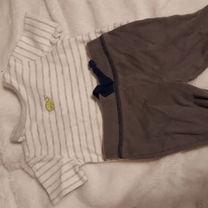 Whale onsie with yoga pants